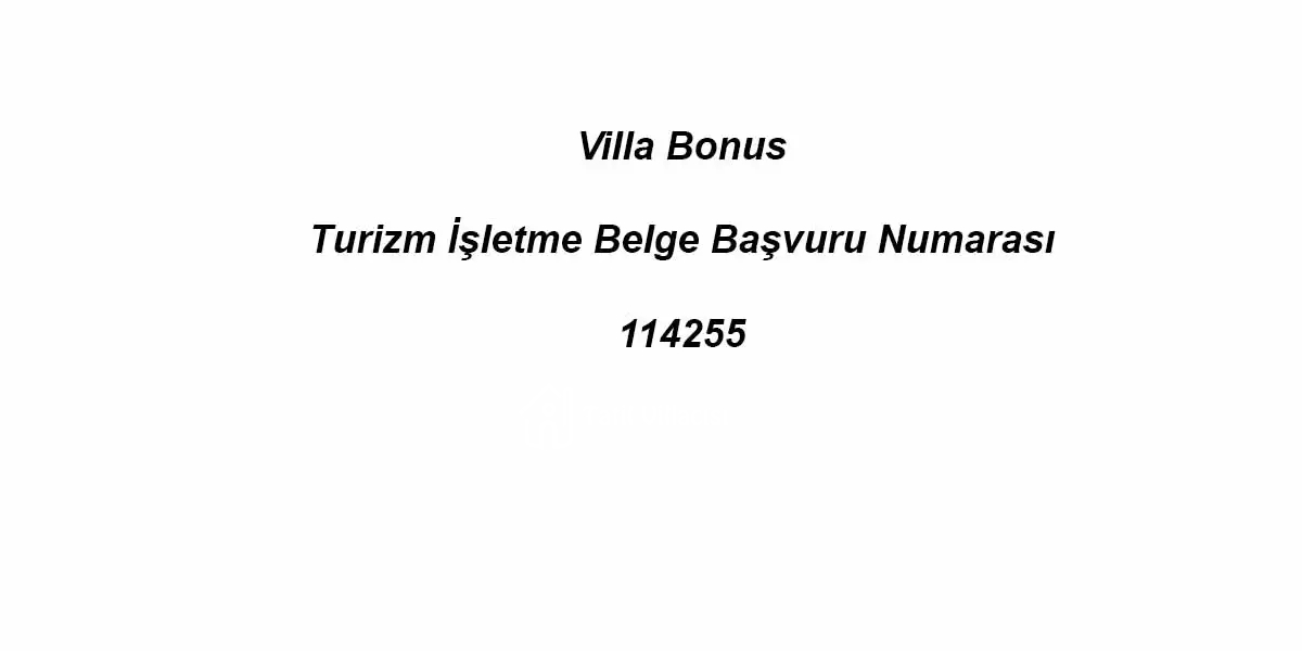 Villa Bonus